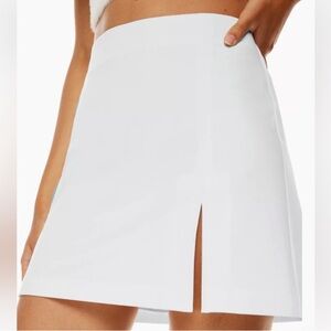 Aritzia White Mini Skirt